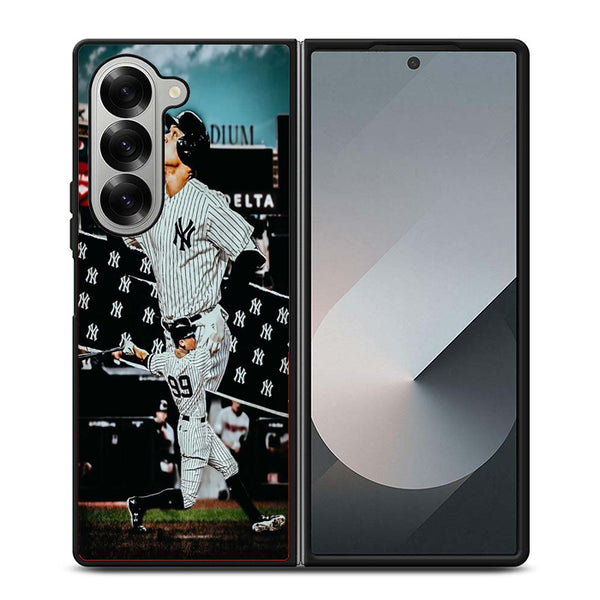 Aaron Judge Yankees Baseball Samsung Z Fold 6 Case