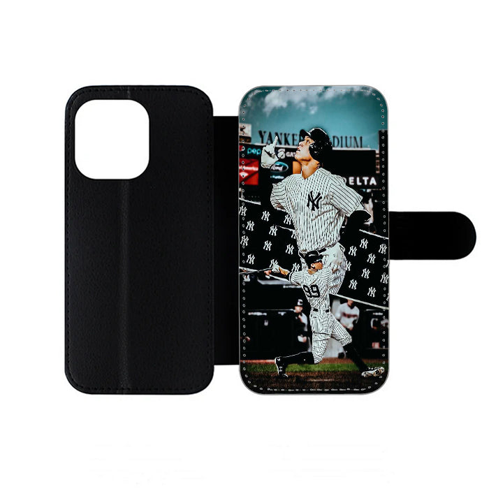 Aaron Judge Yankees Baseball iPhone Wallet Case