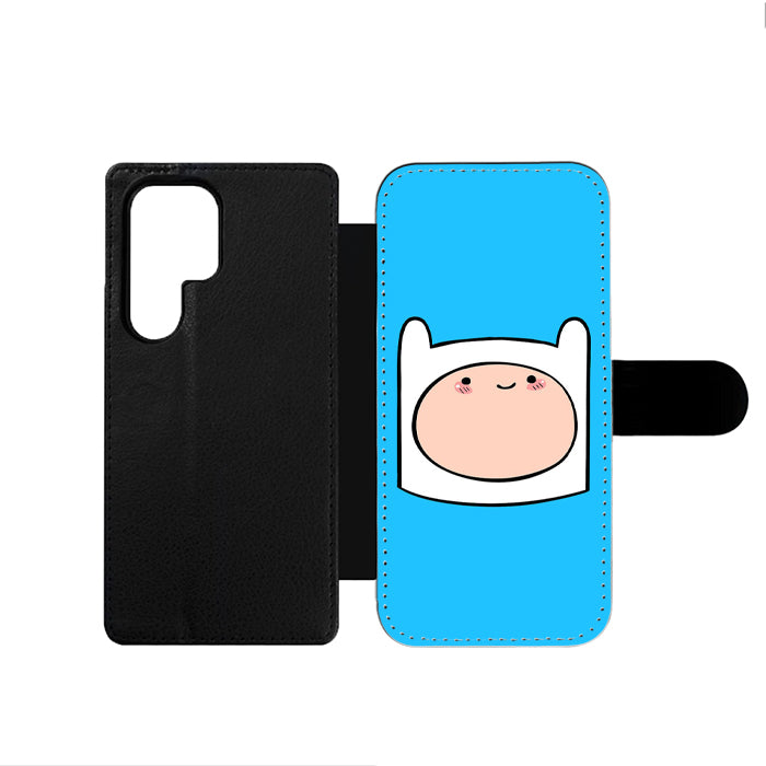 Adventure Time Finn Flat Samsung Wallet Case