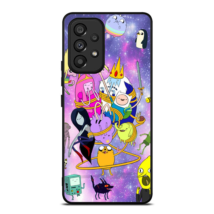 Adventure Time Galaxy Finn And Jake Samsung A53 Case