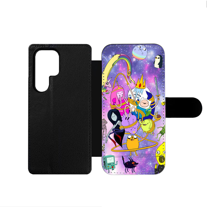 Adventure Time Galaxy Finn And Jake Samsung Wallet Case