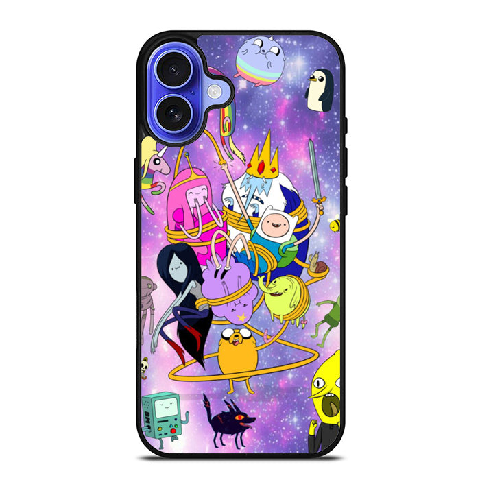 Adventure Time Galaxy Finn And Jake iPhone 16 Case