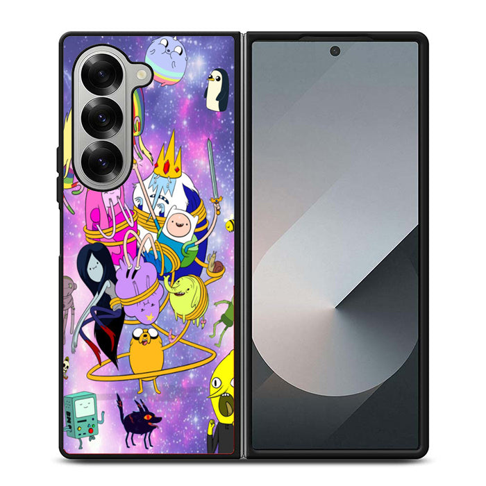 Adventure Time Galaxy Finn And Jake Samsung Z Fold Case