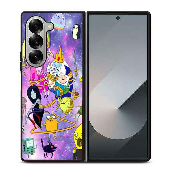 Adventure Time Galaxy Finn And Jake Samsung Z Fold 6 Case