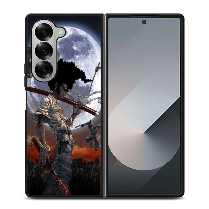 Afro Samurai Moon Samsung Z Fold 6 Case