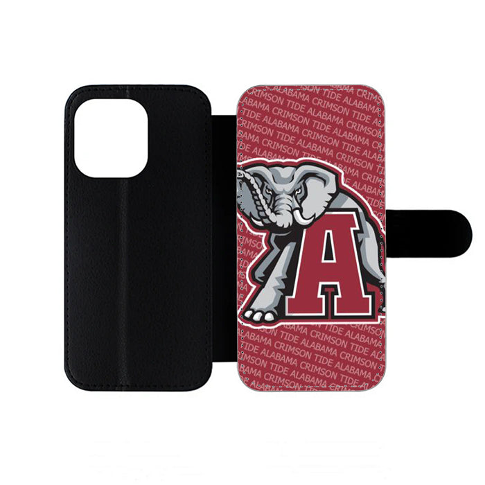 Alabama Crimson Tide Logo iPhone Wallet Case