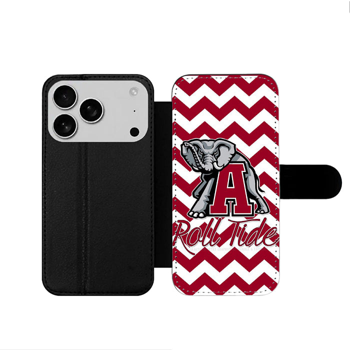 Alabama Crimson Tide iPhone 17 Wallet Case