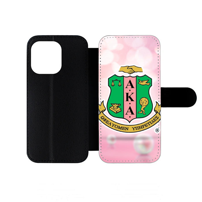 Alpha Kappa Alpha Logo iPhone Wallet Case