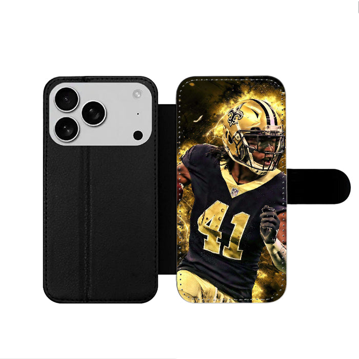 Alvin Kamara Saints iPhone 17 Wallet Case