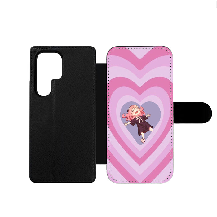 Anya Forger Love Anime Samsung Wallet Case