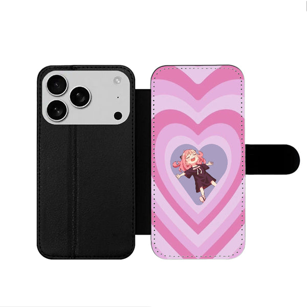 Anya Forger Love Anime iPhone 17 Wallet Case