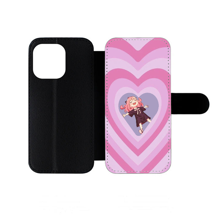 Anya Forger Love Anime iPhone Wallet Case