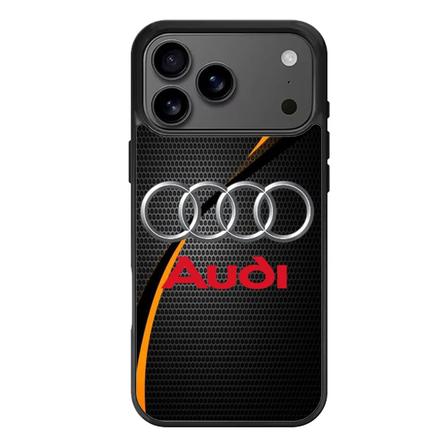 Audi Logo Cool Carbon iPhone 17 Case