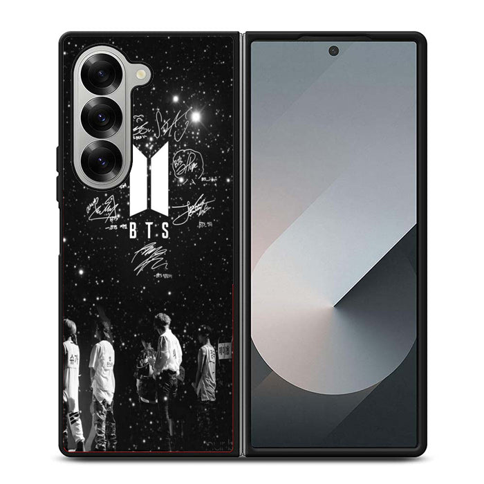Bts Black And White Samsung Z Fold 6 Case