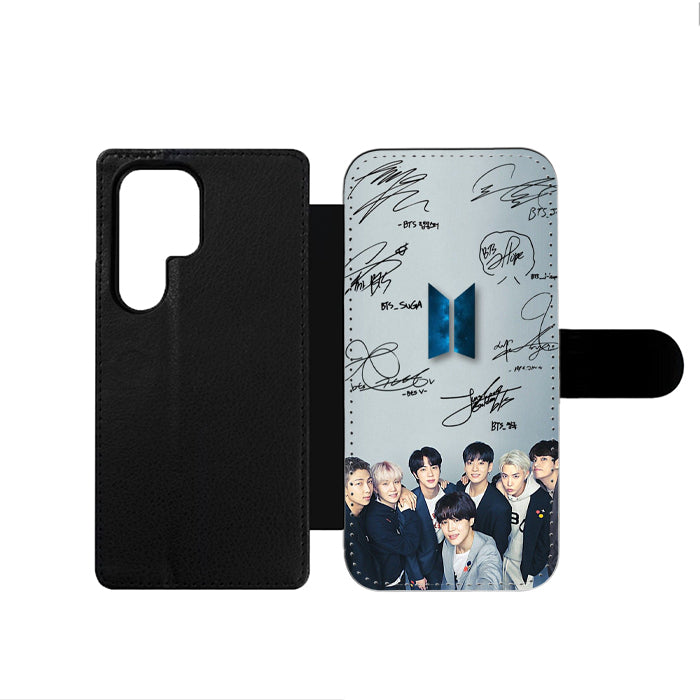 Bts Signature Personil Samsung Wallet Case