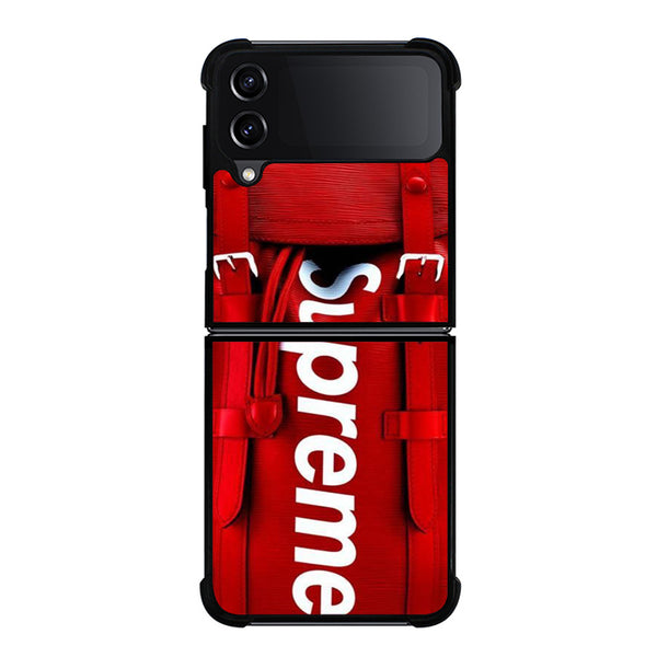 Bag On Red Luxury Samsung Z Flip 4 Case