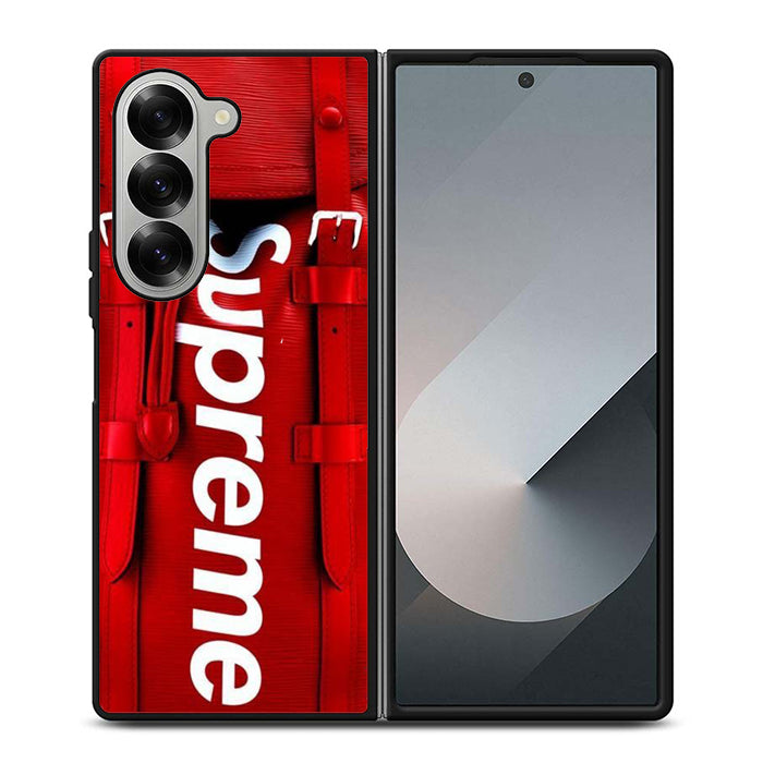 Bag On Red Luxury Samsung Z Fold 6 Case