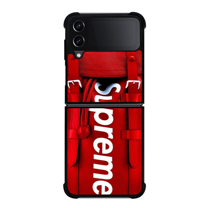 Bag On Red Luxury Samsung Z Flip Case