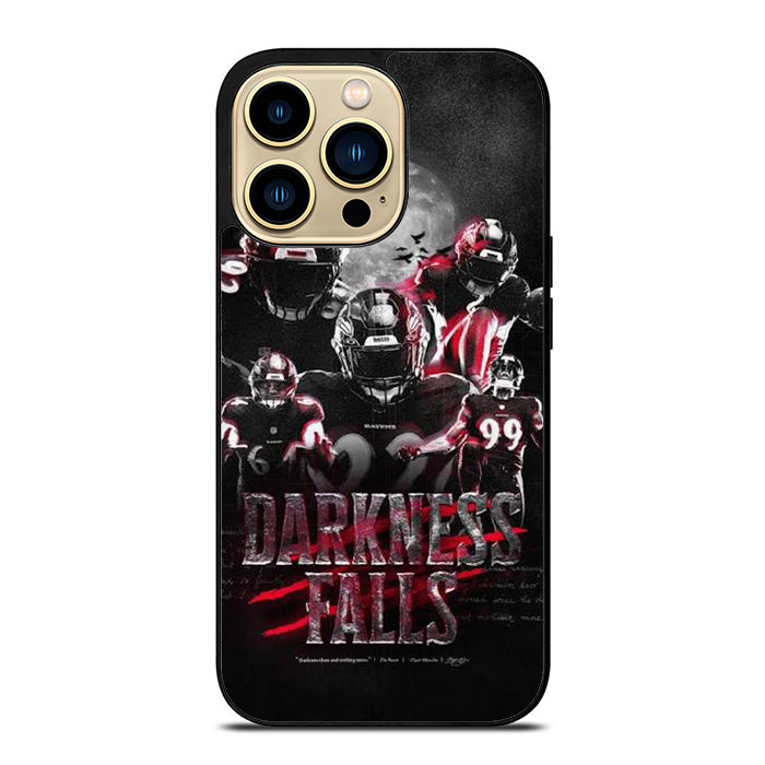 Baltimore Ravens Darkness Falls iPhone 14 Case