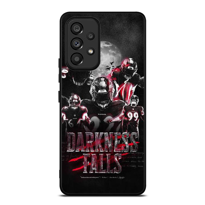 Baltimore Ravens Darkness Falls Samsung A53 Case