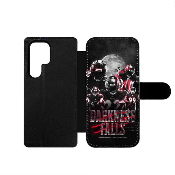 Baltimore Ravens Darkness Falls Samsung Wallet Case