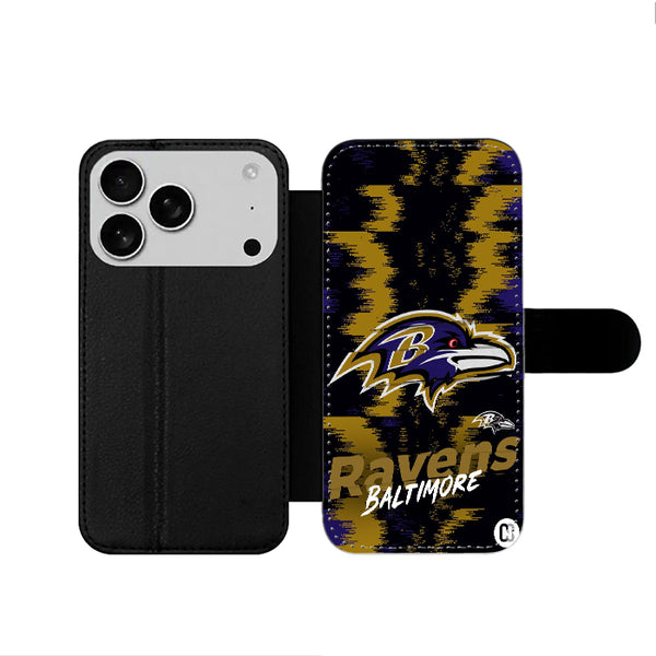 Baltimore Ravens Logo iPhone 17 Wallet Case