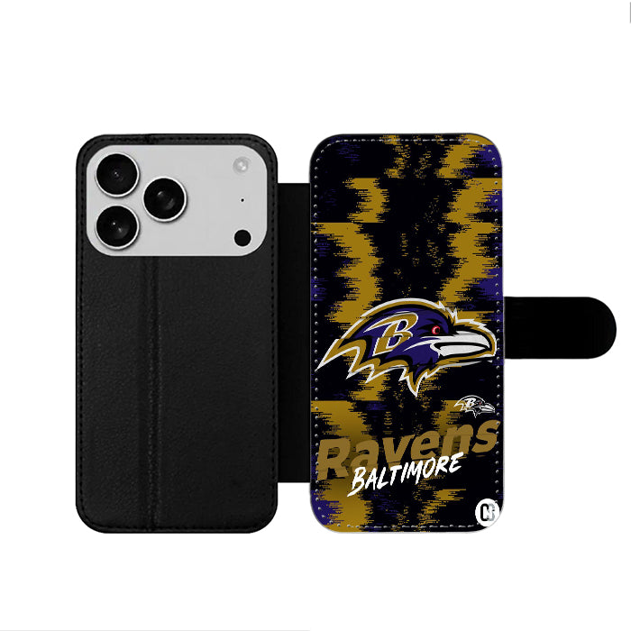 Baltimore Ravens Logo iPhone 17 Wallet Case