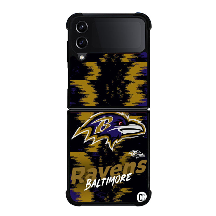 Baltimore Ravens Logo Samsung Z Flip 4 Case