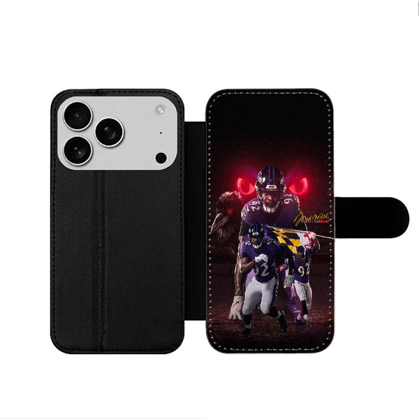 Baltimore Ravens Team iPhone 17 Wallet Case