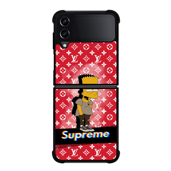Bart Simpson Louis Vuitton Samsung Z Flip 4 Case