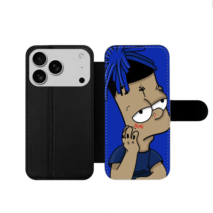 Bart Simpson Pose iPhone 17 Wallet Case