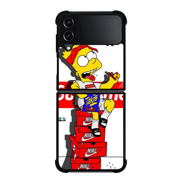Bart Simpson Supreme Samsung Z Flip 4 Case