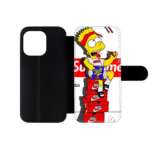 Bart Simpson Supreme iPhone Wallet Case