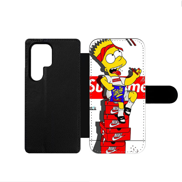 Bart Simpson Supreme Samsung Wallet Case