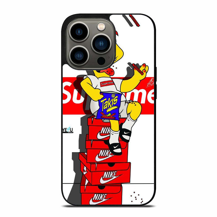 Bart Simpson Supreme iPhone 13 Case