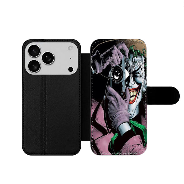 Batman Killing Joker iPhone 17 Wallet Case