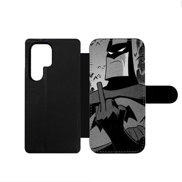 Batman Middle Finger Samsung Wallet Case
