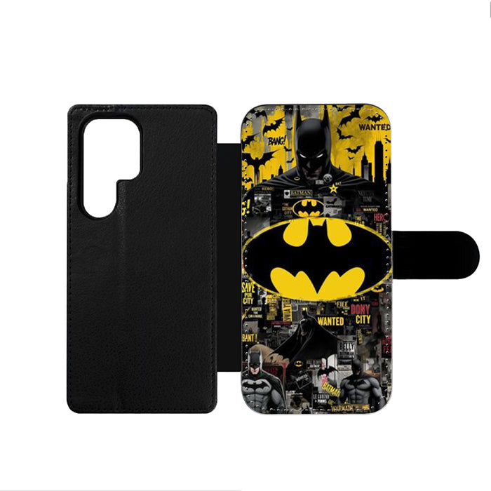 Batman Wanted Samsung Wallet Case