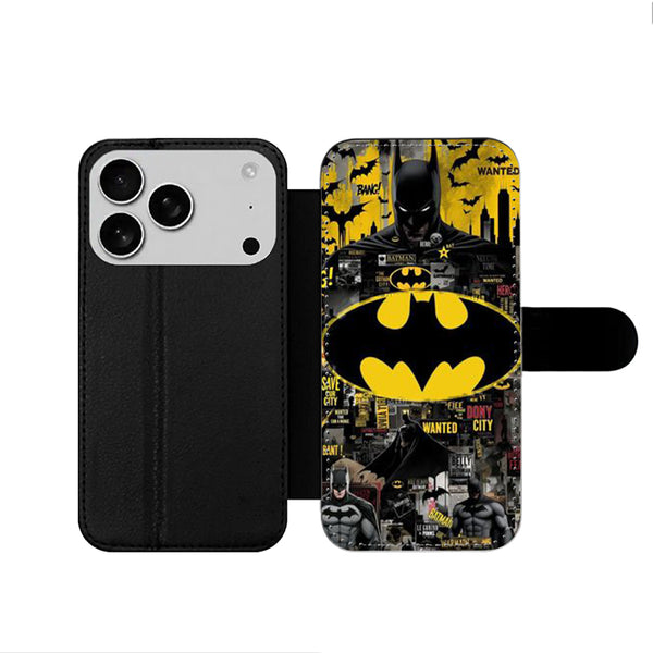 Batman Wanted iPhone 17 Wallet Case