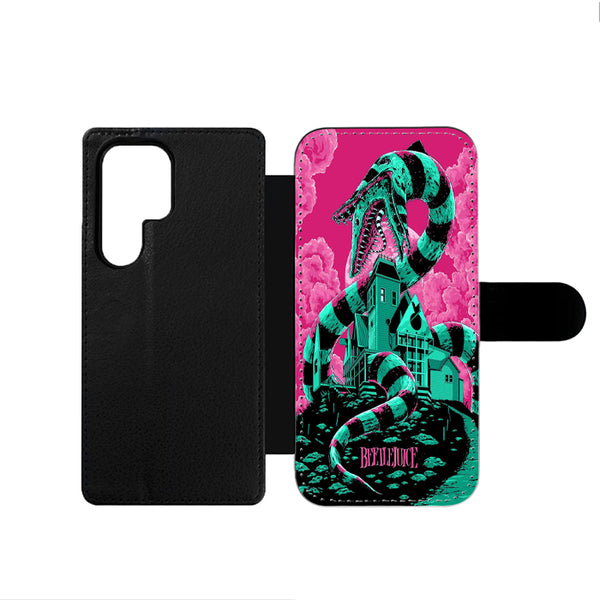 Beetlejuice Pink Samsung Wallet Case