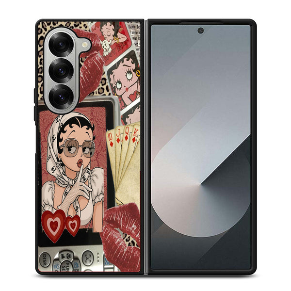 Betty Boop Cartoon Samsung Z Fold Case
