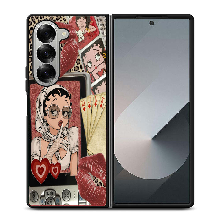 Betty Boop Cartoon Samsung Z Fold 6 Case