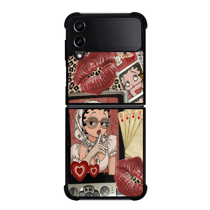 Betty Boop Cartoon Samsung Z Flip 4 Case