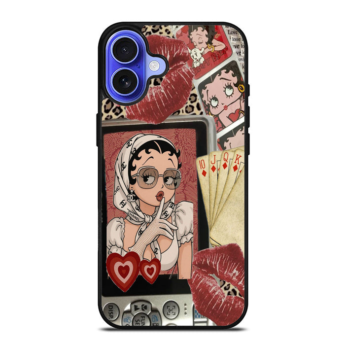 Betty Boop Cartoon iPhone 16 Case