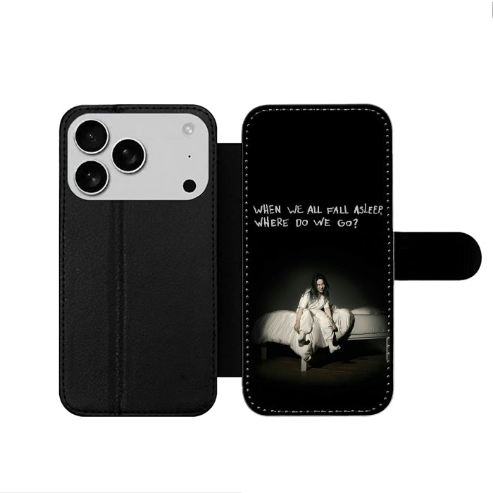 Billie Eilish Quote iPhone 17 Wallet Case