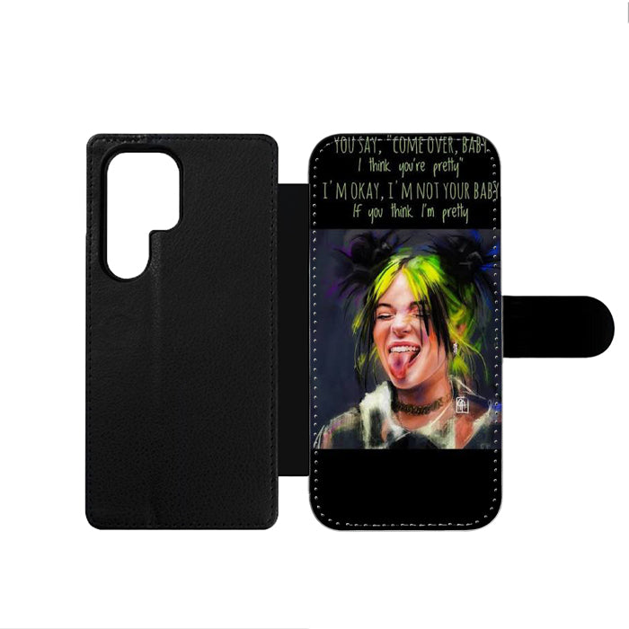 Billie Eilish Quotes Samsung Wallet Case