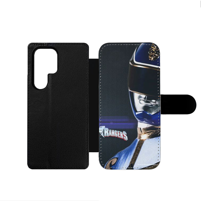 Blue Power Rangers Samsung Wallet Case