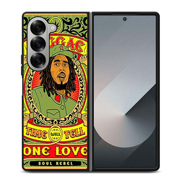 Bob Marley One Love Reggae Samsung Z Fold Case