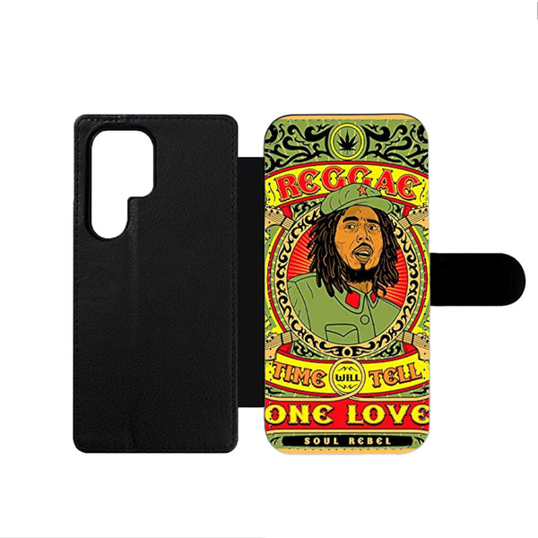 Bob Marley One Love Reggae Samsung Wallet Case