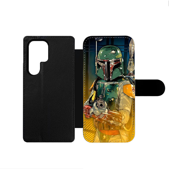 Boba Fett Heros Star Wars Art Samsung Wallet Case